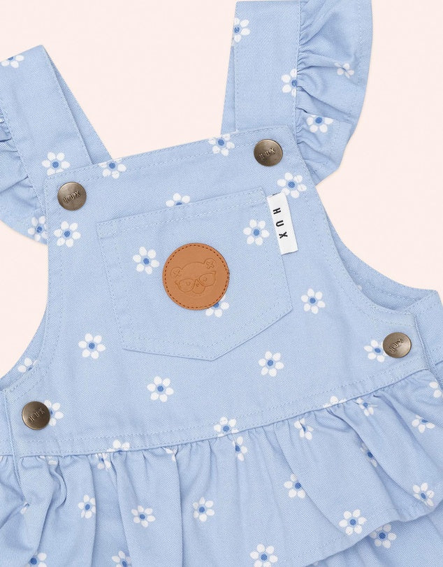 Ditsy Floral Tiered Overall Dress