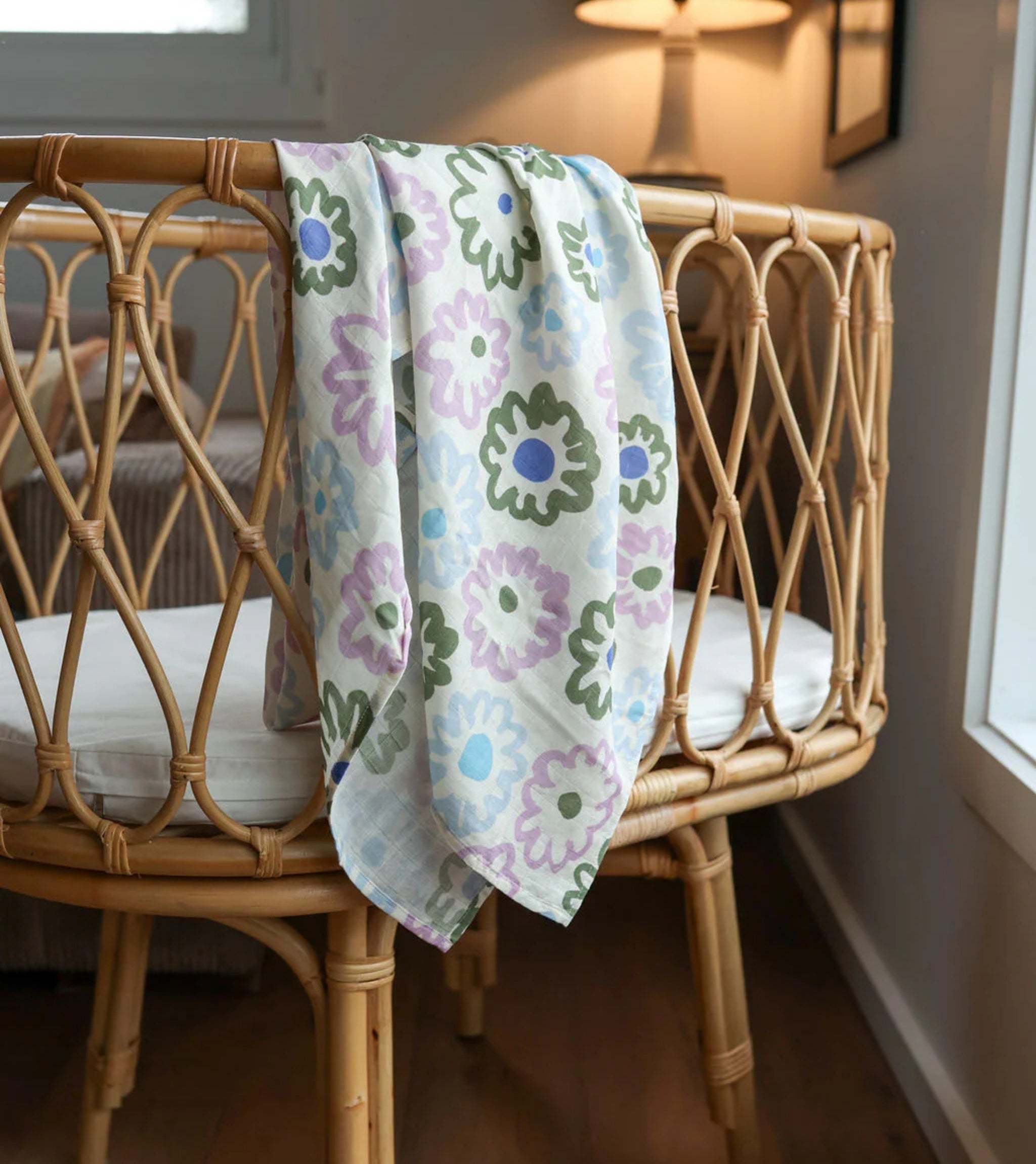 Big Flower Heart Swaadle