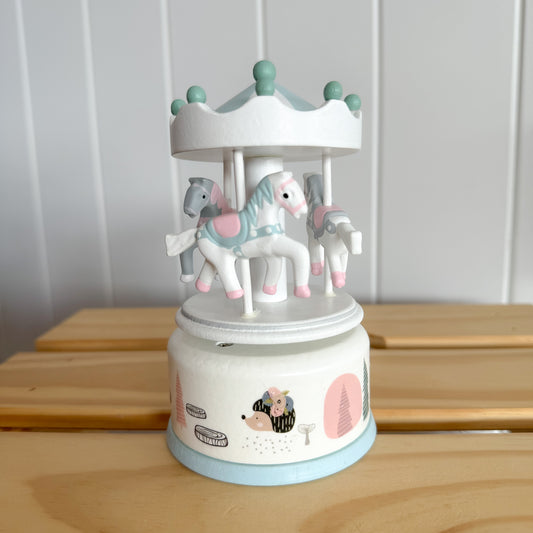 Wooden Baby Carousel