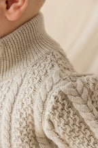 Clyde Half Zip Jumper | Light Grey Marle