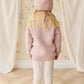 Maple Cardigan | Pastel Pink Marle