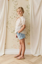 Kora Short | Antique Blue