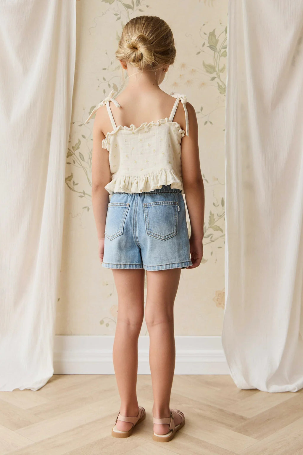 Kora Short | Antique Blue