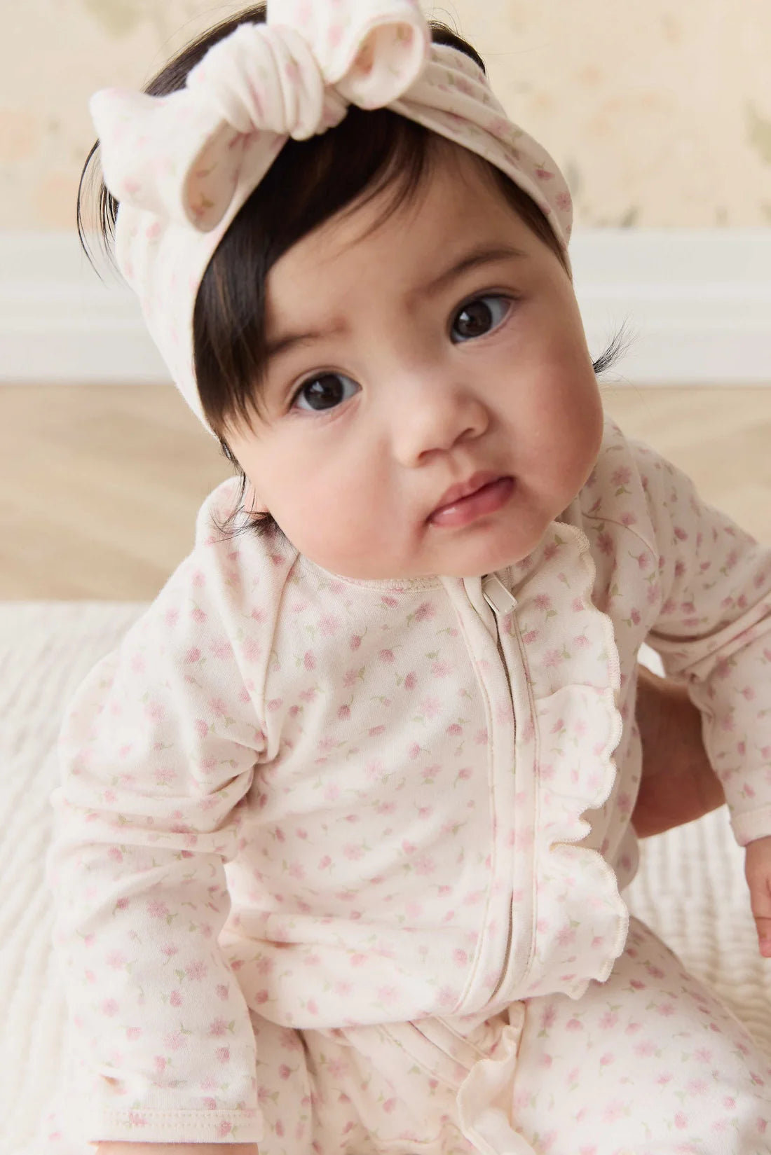 Organic Cotton Melanie One Piece | Victoria Blush