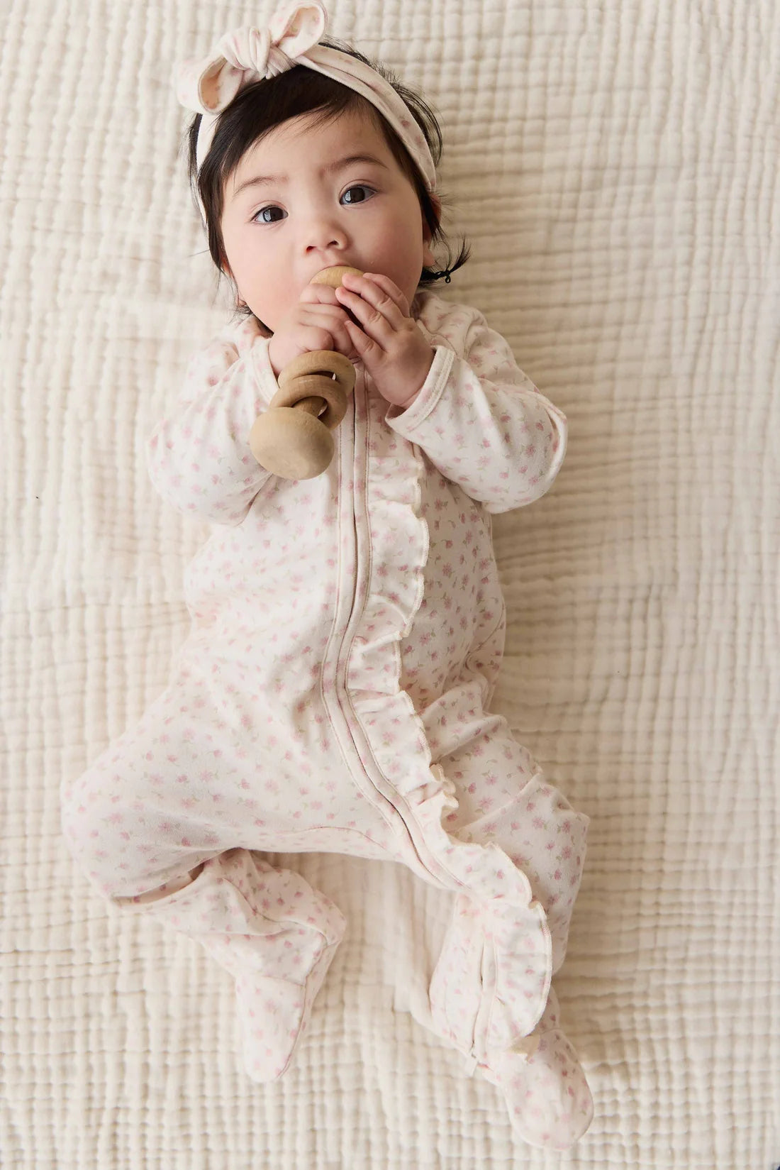 Organic Cotton Melanie One Piece | Victoria Blush