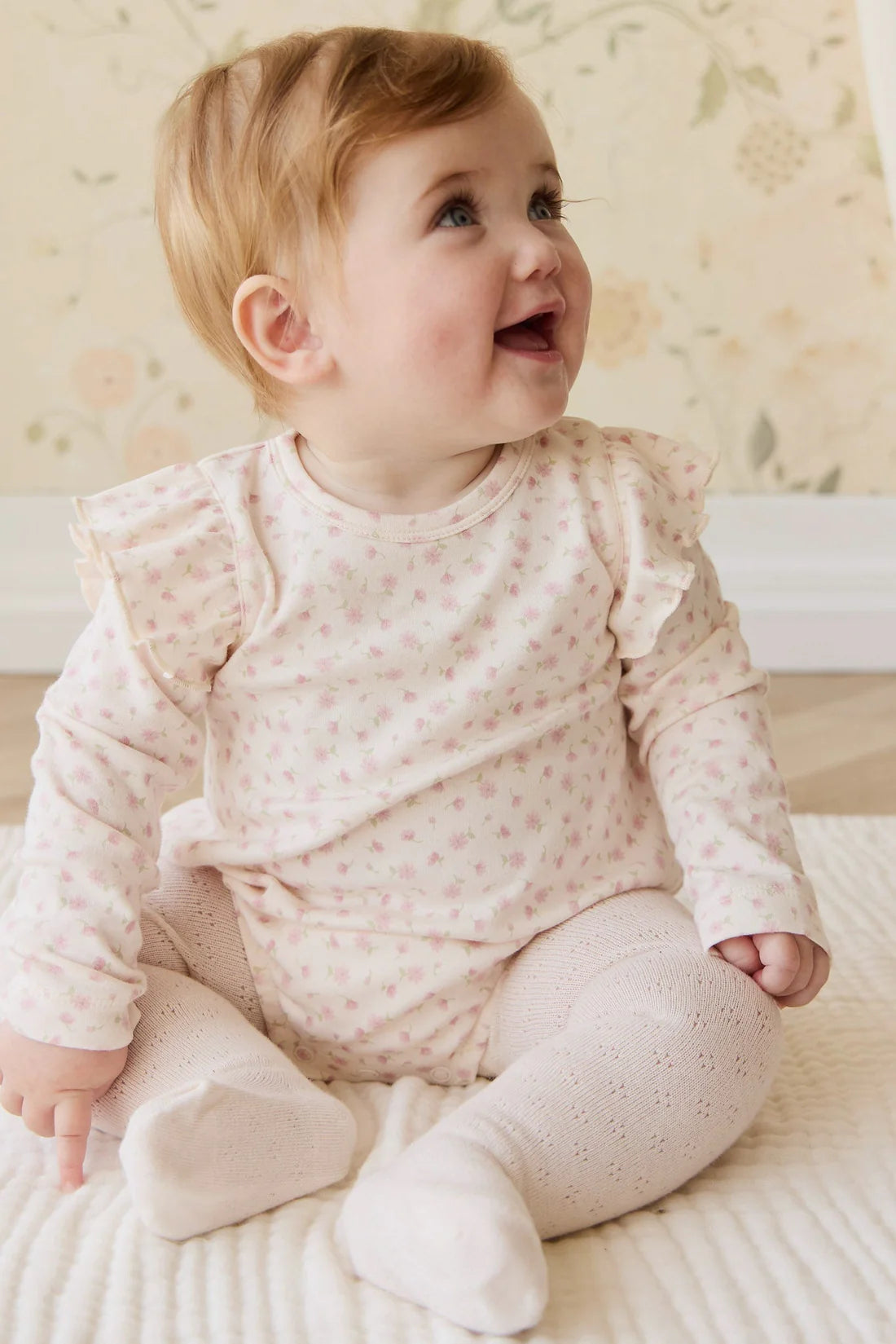 Organic Cotton Kinley Playsuit | Victoria Blush
