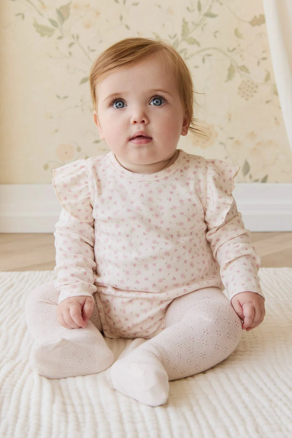 Organic Cotton Kinley Playsuit | Victoria Blush