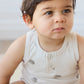 Pima Cotton Noah Playsuit | Henry Hedgehog Birch