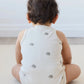 Pima Cotton Noah Playsuit | Henry Hedgehog Birch