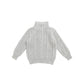 Clyde Half Zip Jumper | Light Grey Marle