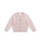Maple Cardigan | Pastel Pink Marle
