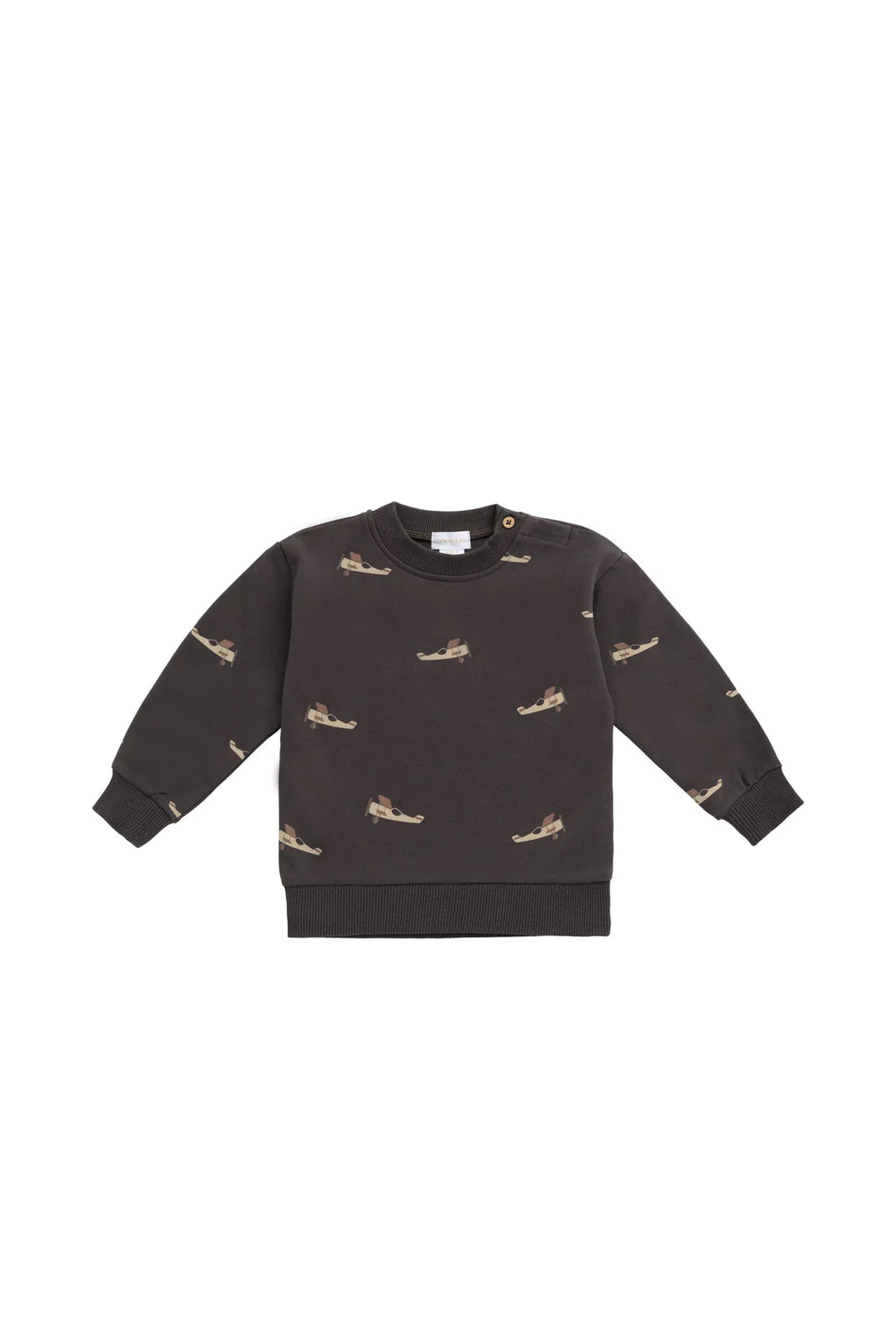 Organic Cotton Peyton Sweatshirt | Pilot Planes Bistre