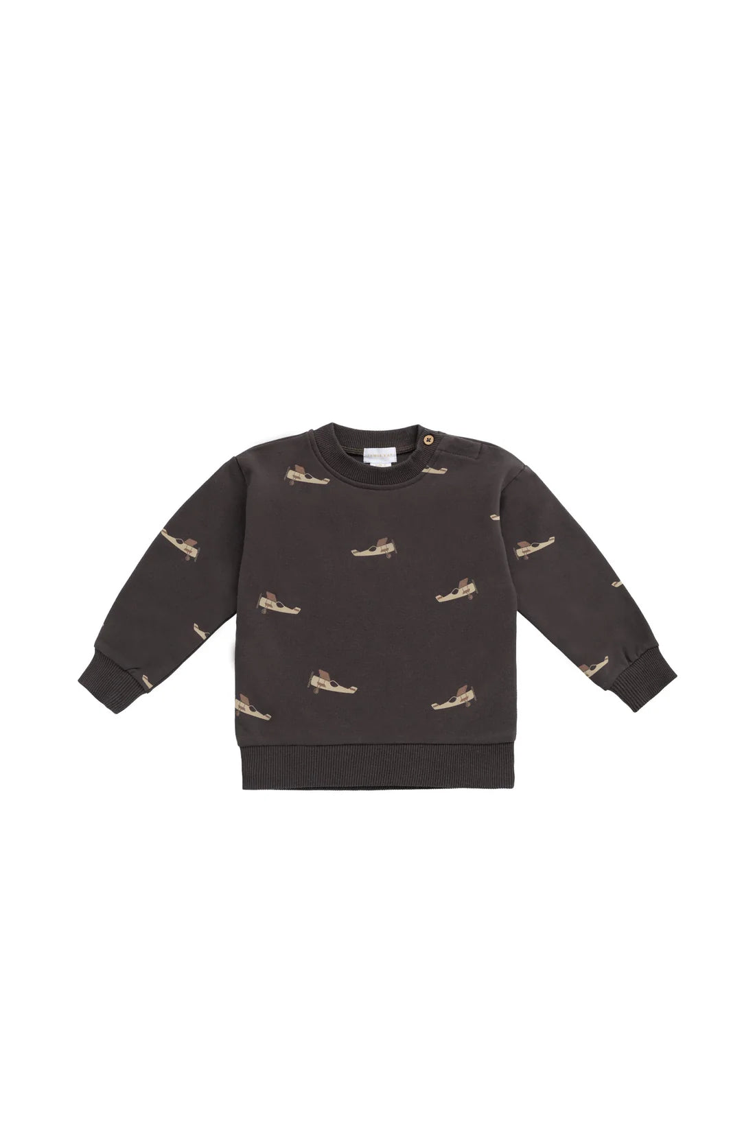 Organic Cotton Peyton Sweatshirt | Pilot Planes Bistre