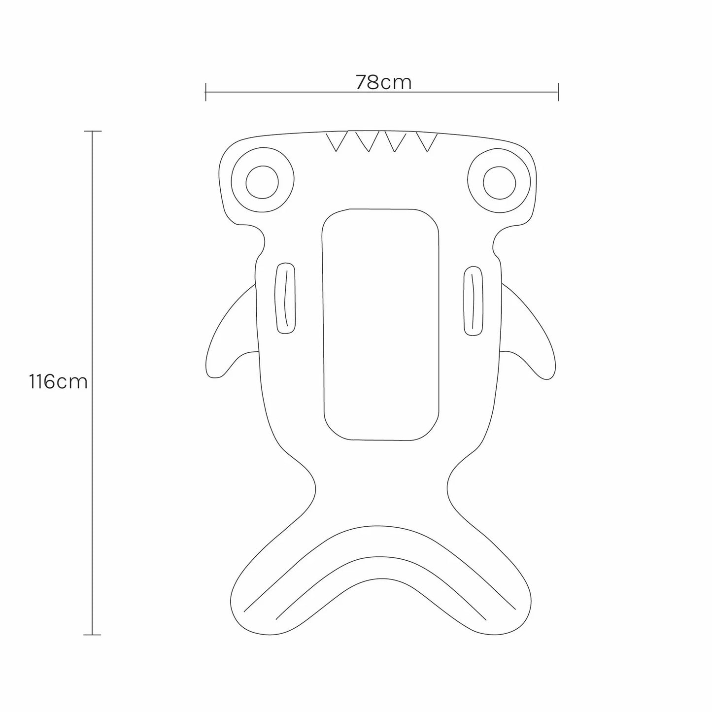 Kids Lie-On Float | Salty the Shark