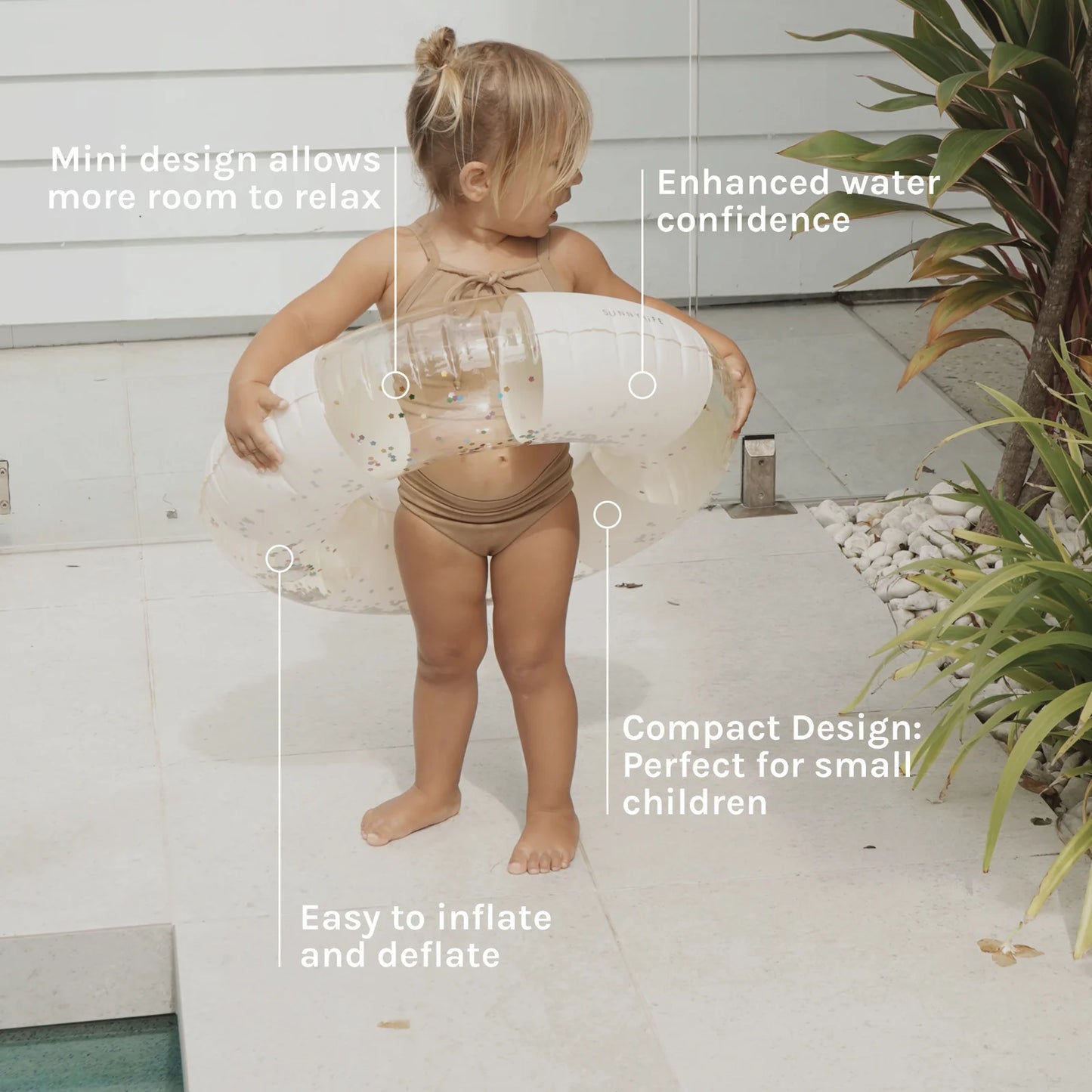 Mini Tube Pool Ring | Cotton Candy