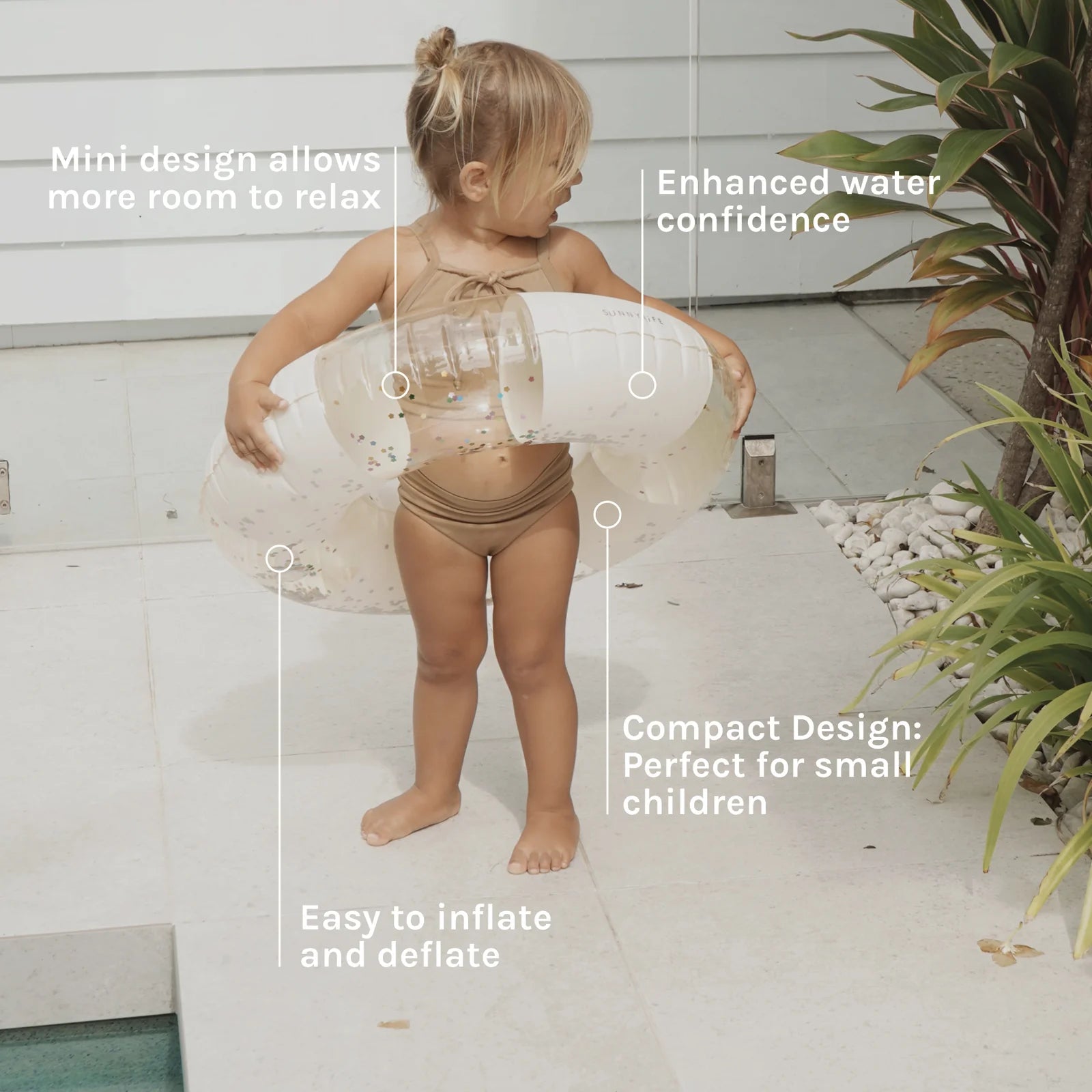 Mini Tube Pool Ring | Cotton Candy