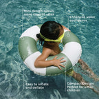Mini Tube Pool Ring | Olive