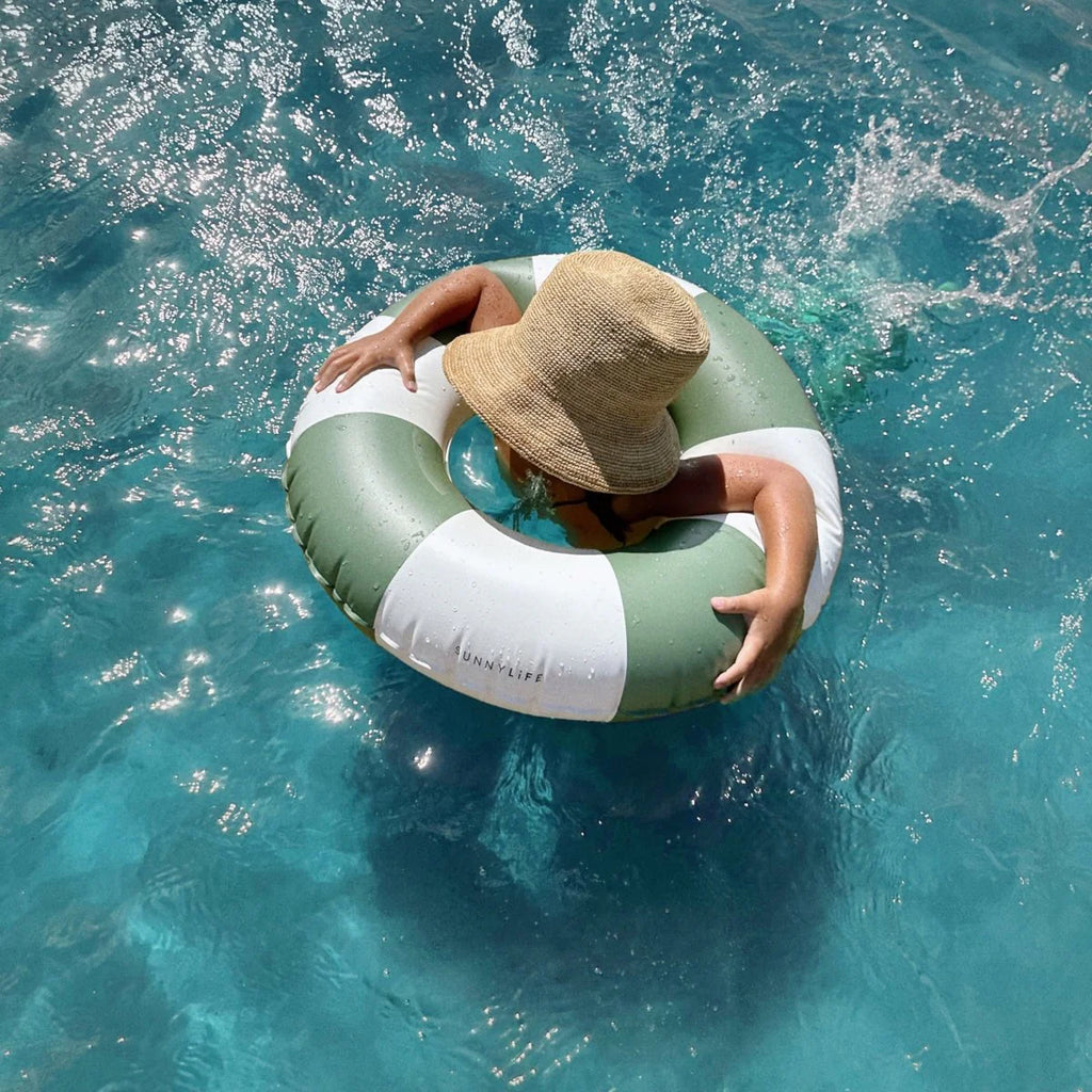 Mini Tube Pool Ring | Olive