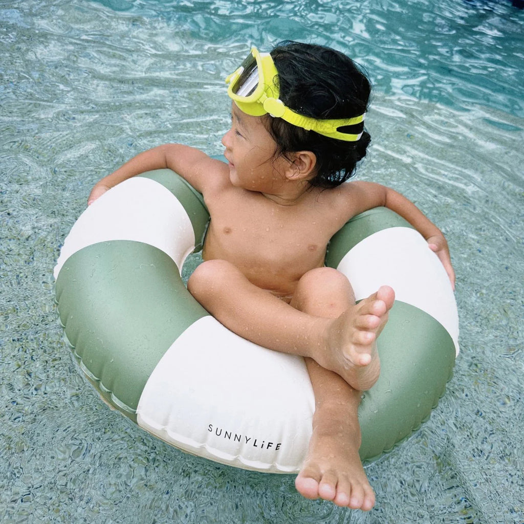 Mini Tube Pool Ring | Olive