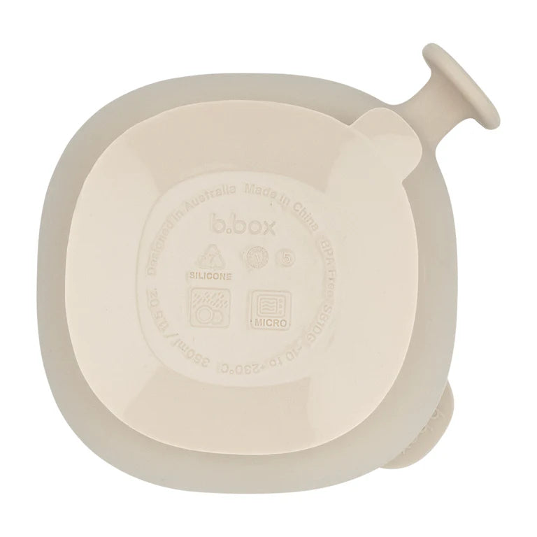 Silicone Bowl with Lid | Latte