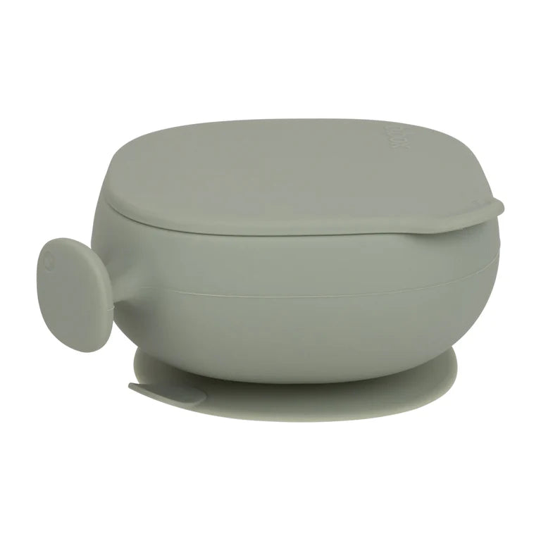 Silicone Bowl with Lid | Sage
