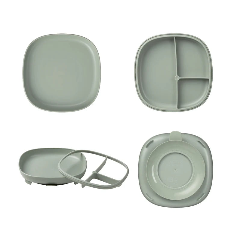 2 in 1 Suction Plate | Sage