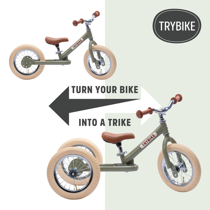 PREORDER Trybike 2 in 1 Balance Bike | All colours available
