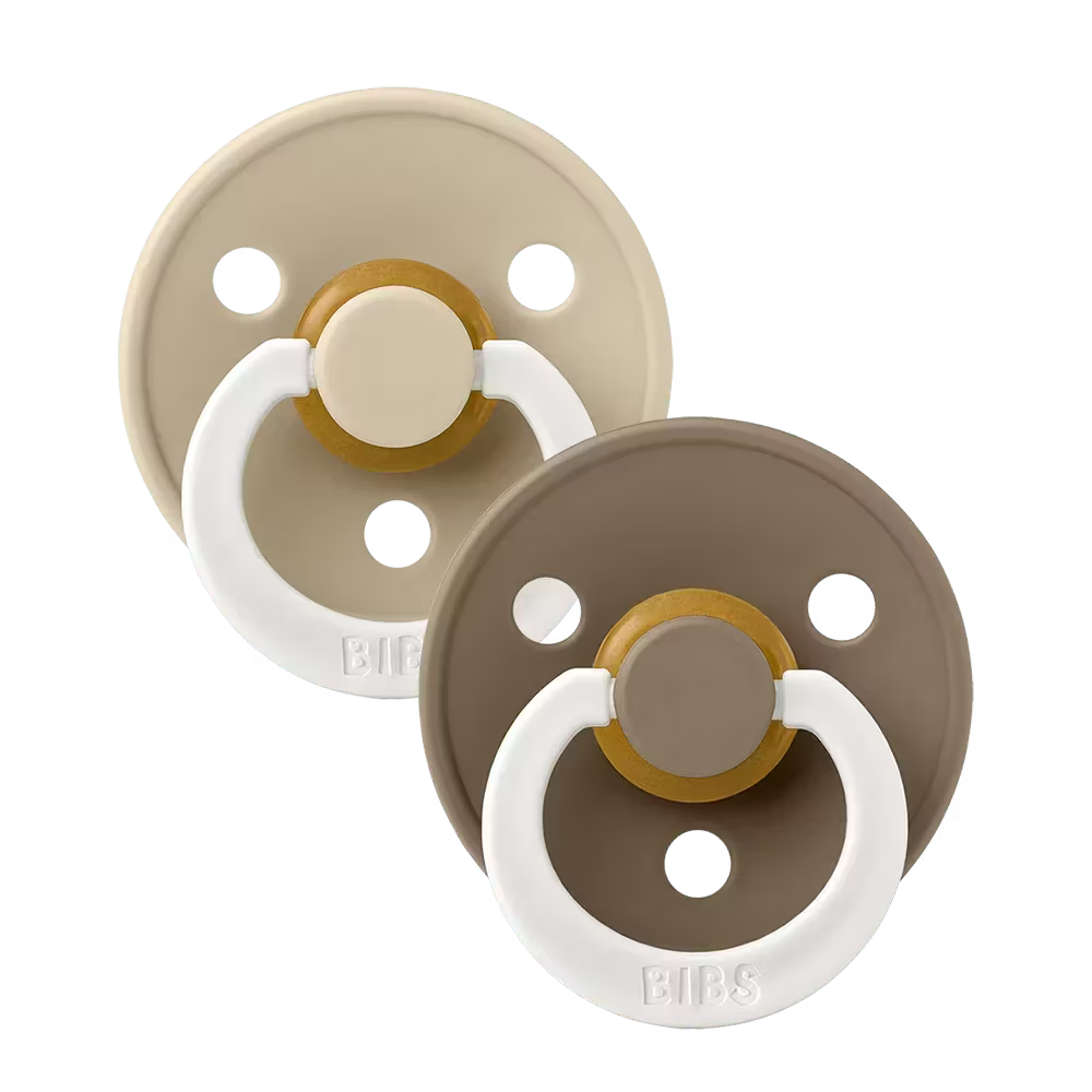 BIBS Dummies 'Night Glow' - Vanilla/Dark Dark