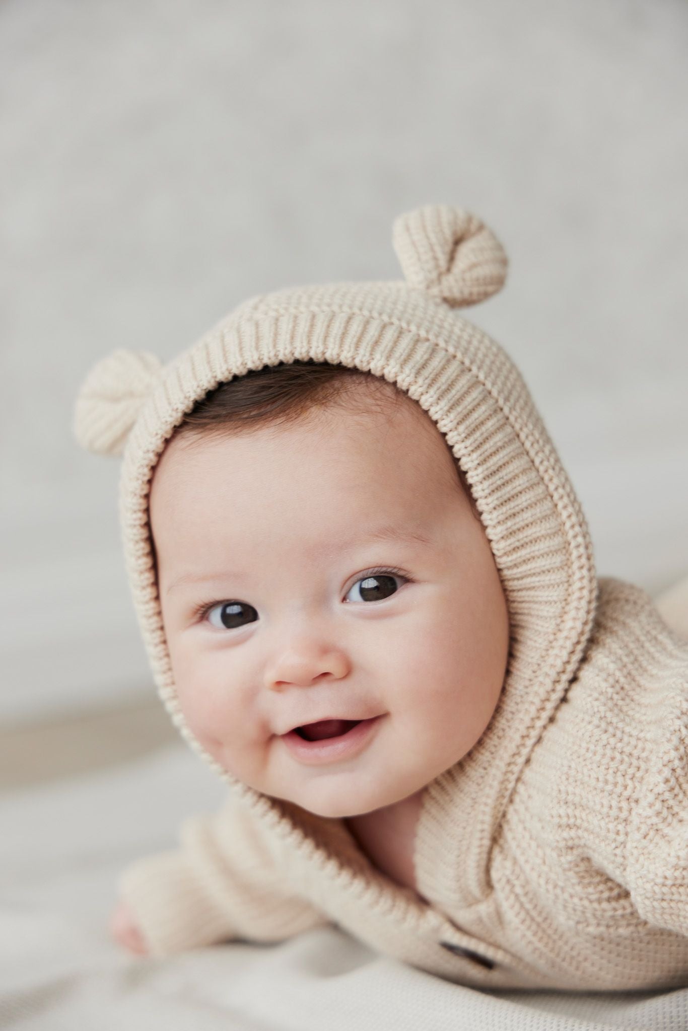 Luca Knitted Onepiece | Oatmeal Marle