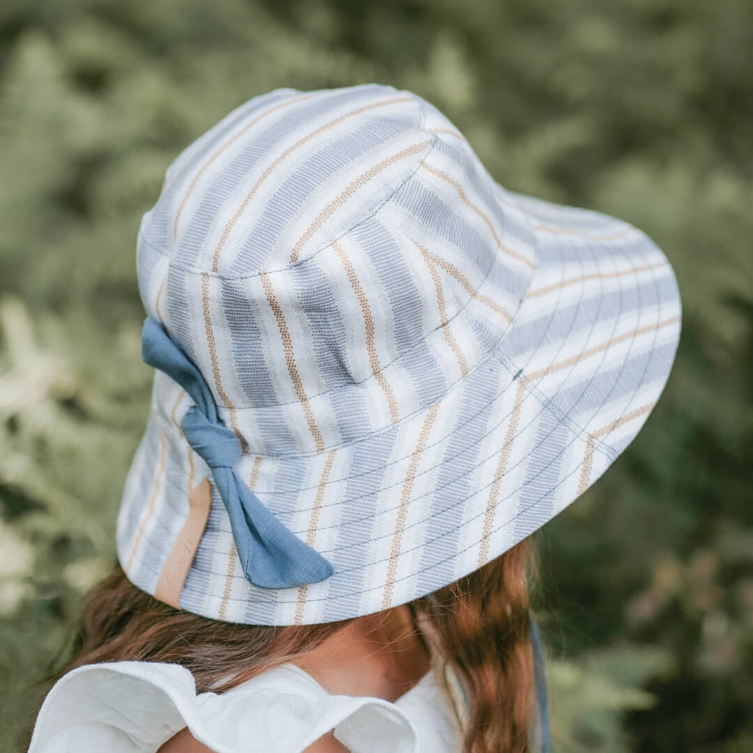 SIZE 3-6Y Linen Reversible Bucket Hat | Spencer/Steele