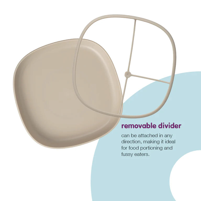 2 in 1 Suction Plate | Latte