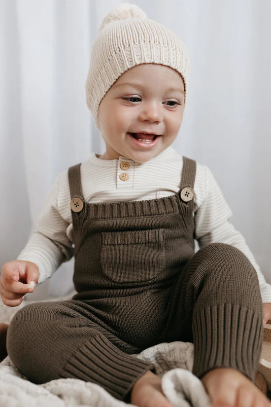 Lya Knitted Onepiece | Bear SIZE 6-12