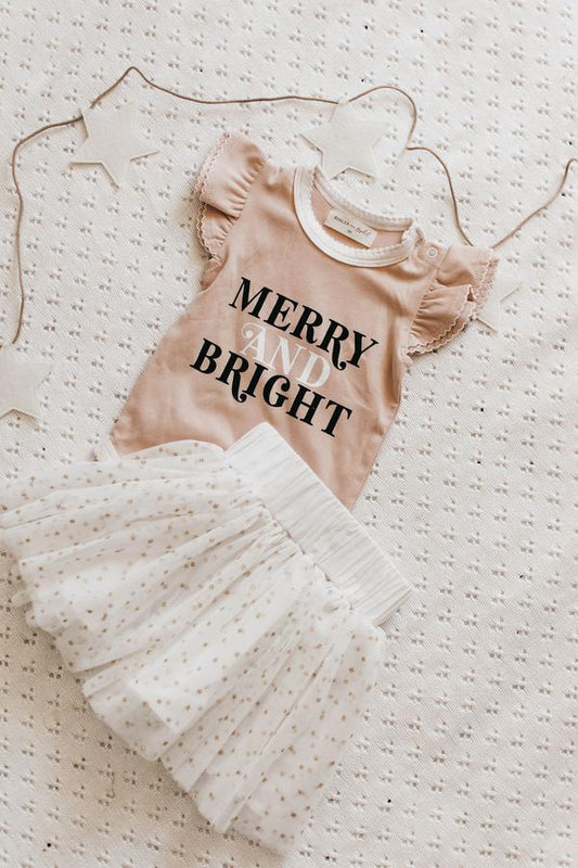 SIZE 00 Merry and Bright Bodysuit/Tee