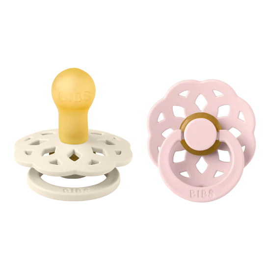 BIBS Dummies 'Boheme' - Ivory/Blossom 2PK