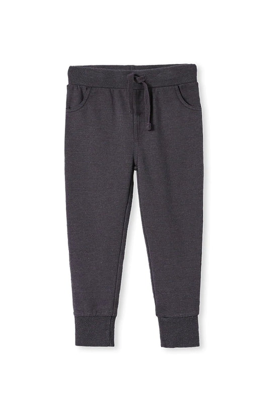 Charcoal Garment Dyed Track Pant