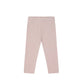 Organic Cotton Fine Rib Legging | Powder Pink