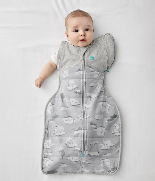 Swaddle Up Transition Bag | 3.5 TOG | South Pole Grey