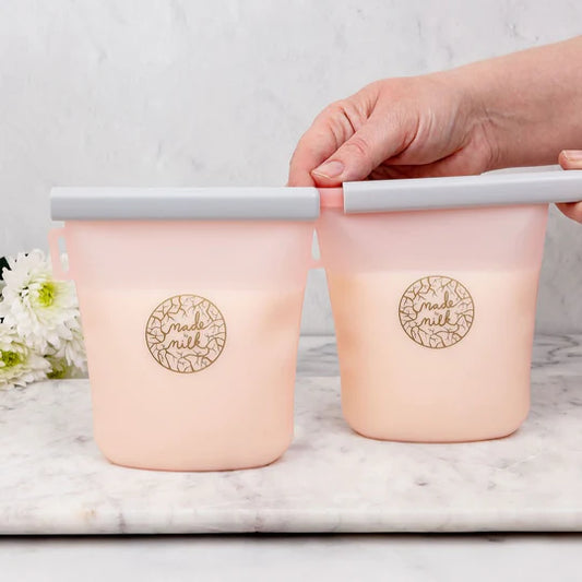 Reusable Breastmilk Storage Bags | 2pk | Pink